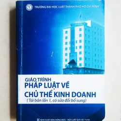 Giáo trình pháp luật về chủ thể kinh doanh 🌻
