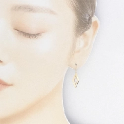 K18YG Bông tai - Hàng hiệu Authentic 868078