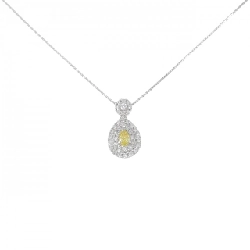 Dây chuyền kim cương PT 0.130CT FVY I1 cắt hình đặc biệt - Hàng hiệu Authentic