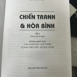 CHIẾN TRANH VÀ HOÀ BÌNH (BỘ 3 CUỐN - BÌA CỨNG) - L.TÔNXTÔI 1019284