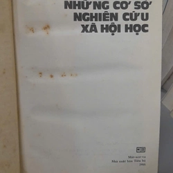 NHỮNG CƠ SỞ NGHIÊN CỨU XÃ HỘI HỌC 461092