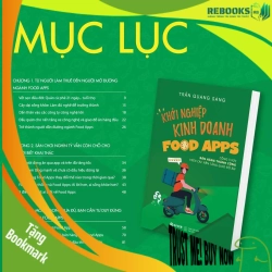 (TẶNG BOOKMARK) Khởi Nghiệp Kinh Doanh Food Apps - TRẦN QUANG SANG - MARKETING KINH DOANH