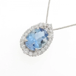 Dây chuyền Aquamarine PT900/PT850 1.30CT - Hàng hiệu Chính hãng 862759