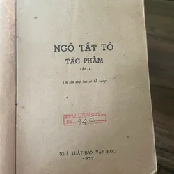 Ngô Tất Tổ Tuyển tập , Tập 1  Phóng sự, báo chí, gần 700 trang  569973