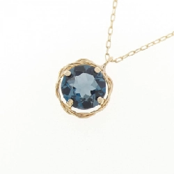 K10YG Blue Topaz Necklace - Hàng hiệu Authentic 861206