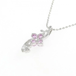 K18WG Hoa Sapphire Dây Chuyền - Hàng hiệu Chính hãng 859029