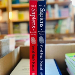 Bộ sách Sapiens - lược sử loài người 2 cuốn tiếng Anh 463045