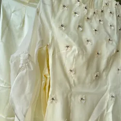 Áo dài đính hoa 785424