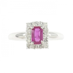Nhẫn ruby K18WG 0.48CT 665804