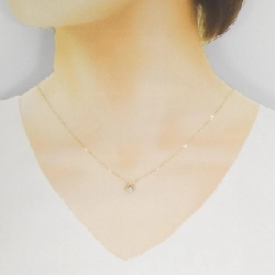 K18YG Dây chuyền kim cương 0.10CT - Hàng hiệu Chính hãng 856810