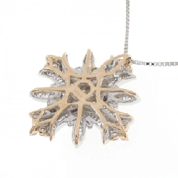 K18WG/K18PG Dây chuyền kim cương 0.65CT - Hàng hiệu Chính hãng 860578