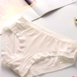 Combo 2 Quần lót thun lạnh viền ren tim lưng vừa size 40-55kg 461961