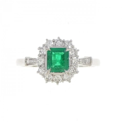 Nhẫn Emerald PT900 0.47CT - Hàng hiệu Chính hãng 853455