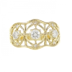 Nhẫn kim cương K18YG 0.28CT - Hàng hiệu Authentic 853931