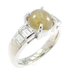 Nhẫn Chrysolite Cat's Eye PT900 2.52CT - Hàng hiệu Chính hãng