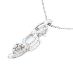K18WG Aquamarine Necklace 1.09CT - Hàng hiệu Authentic 859844