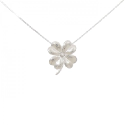 Dây chuyền kim cương PT900/PT850 hình cỏ ba lá 0.01CT - Hàng hiệu Chính hãng