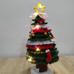 Thông noel bằng kẽm nhung 25220