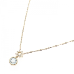 K18YG Aquamarine Necklace - Hàng hiệu Authentic 861671