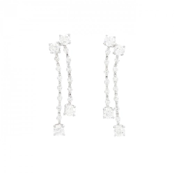 PT900 Bông tai kim cương 1.74CT - Hàng hiệu Chính hãng