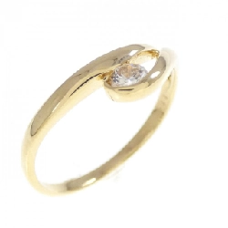 Nhẫn kim cương K18YG 0.11CT - Hàng hiệu Authentic