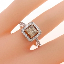 Nhẫn kim cương PT900/K18PG 1.057CT - Hàng hiệu Authentic 852269