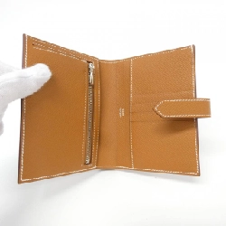 【Sản phẩm chưa sử dụng】Ví compact Hermès Bearn 039790CK 622153
