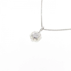 K18WG Solitaire Dây chuyền kim cương 0.20CT - Hàng hiệu Chính hãng 856839