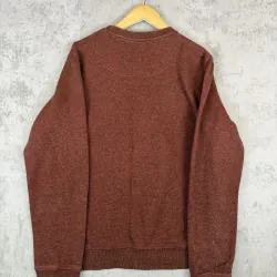 Áo sweatshirt Kenzo thêu đầu hổ màu đỏ đô burgundy 759712