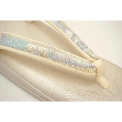 Bộ túi và dép zori màu trắng - Hàng hiệu Authentic 878244