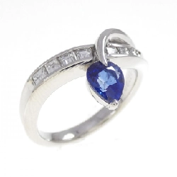 Nhẫn Sapphire PT900 0.72CT - Hàng hiệu Chính hãng