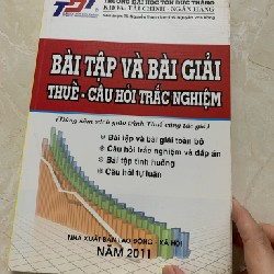 Bài tập và bài giải môn Thuế 15868