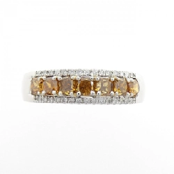 Nhẫn kim cương 750WG 0.80CT 666874