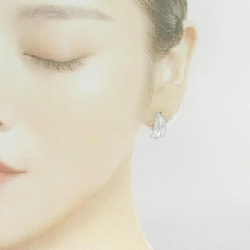 K18WG Bông tai/Khuyên tai kim cương 0.70CT - Hàng hiệu Chính hãng 868850