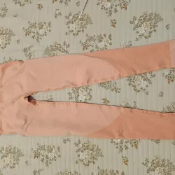 Quần tập dài chun mông hồng cam size L