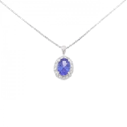 K18WG Đá Tanzanite Dây Chuyền 1.21CT - Hàng hiệu Chính hãng