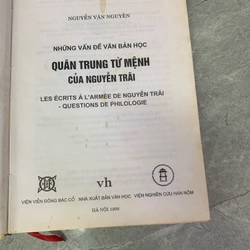 Những vấn đề văn bản học quân trung từ mệnh của Nguyễn Trãi 299290