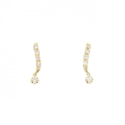 K18YG Bông tai kim cương - Hàng hiệu Chính hãng