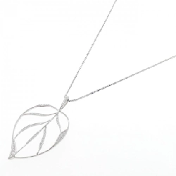 Dây chuyền kim cương PT900/PT850 hình lá 0.70CT - Hàng hiệu Chính hãng 847280