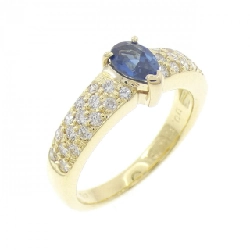 Nhẫn Sapphire K18YG 0.46CT - Hàng hiệu Chính hãng