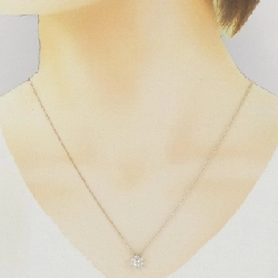 K18PG Hoa Kim Cương Dây Chuyền 0.40CT - Hàng hiệu Chính hãng 858975