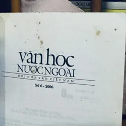 Văn học Nước Ngoài Số 6-2006 605271