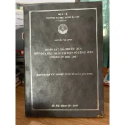 khảo sát là thuốc qua kết quả đấu thầu tại 1 số bệnh viện giai đoạn 2006-2007