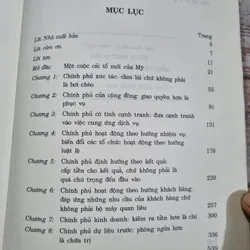 Sách tham khảo từ Hoa Kỳ : Đổi mới hoạt động của chính phủ Sách khổ lớn, xb 1997;  714906