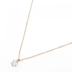 K18PG Dây chuyền kim cương 0.205CT J SI1 EXT H&C - Hàng hiệu Chính hãng 874041