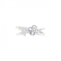 Nhẫn ngón út aquamarine K18WG 667683