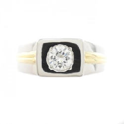 Nhẫn kim cương PT900/K18YG 0.736CT - Hàng hiệu Authentic 848429