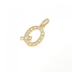 K18YG Chữ cái Q Mặt dây chuyền Sapphire 0.26CT - Hàng hiệu Chính hãng 869439