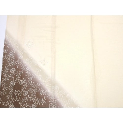 Áo kimono đơn lớp lưới thăm viếng, nhuộm bokeh chế tác Yūzen, kích thước rộng L - Hàng hiệu Authentic 875181