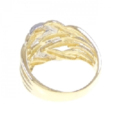 Nhẫn kim cương K18YG/PT900 0.021CT 667379